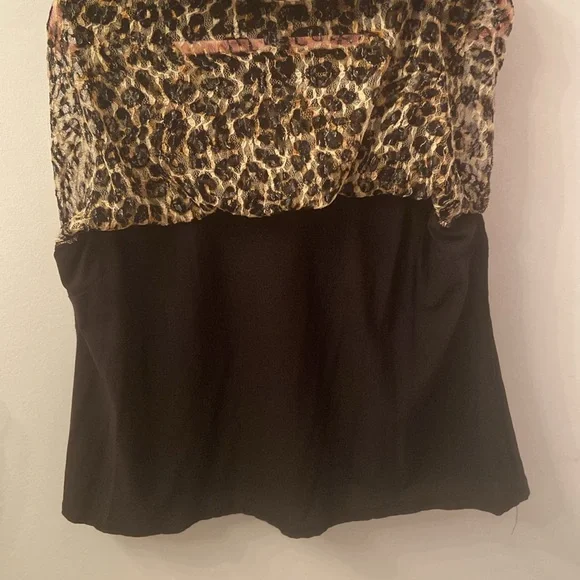 Plus size 3x Alfani Cheetah print top - Picture 5 of 5
